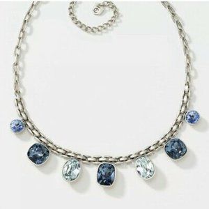 Blue basketweave Necklace Touchstone